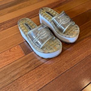 COPY - Vintage Y2k Skechers chunky platforms